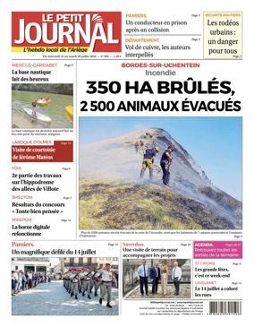 Cover of Le Petit Journal - L'hebdo local de l'Ariege