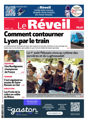 Cover of Le Reveil du Vivarais – edition Pilat