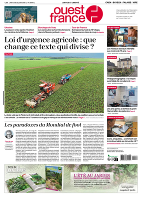Cover of Ouest France (Caen - Bayeux - Falaise - Vire)
