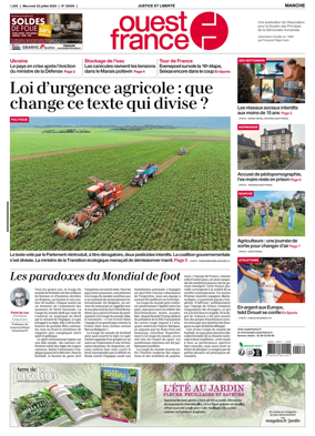 Cover of Ouest France (Manche)