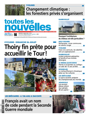 Cover of Toutes les Nouvelles (Rambouillet / Chevreuse)