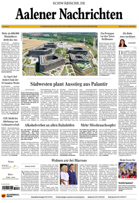 Cover of Aalener Nachrichten