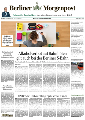 Cover of Berliner Morgenpost