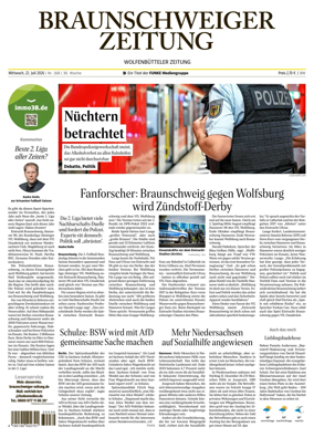 Cover of Braunschweiger Zeitung (Braunschweig)