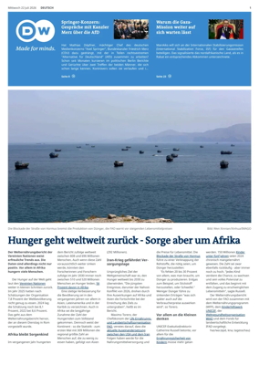 Cover of Deutsche Welle (German edition)