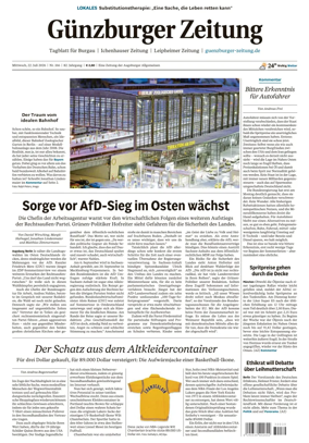 Cover of Guenzburger Zeitung
