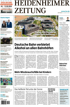 Cover of Heidenheimer Zeitung