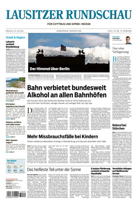 Cover of Lausitzer Rundschau