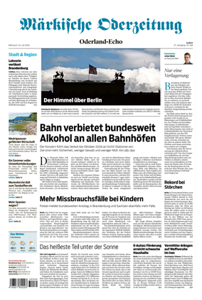Cover of Markische Oderzeitung Oderland-Echo