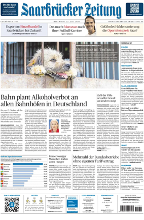 Cover of Saarbruecker Zeitung