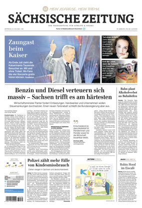 Cover of Sachsische Zeitung (Gorlitz & Niesky)