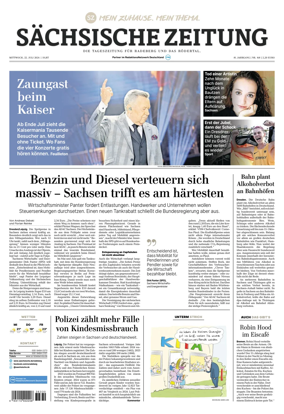 Cover of Sachsische Zeitung (Rodertal)