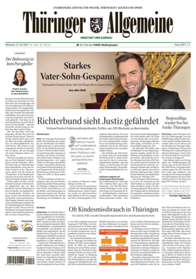 Cover of Thuringer Allgemeine (Arnstadt und Ilmenauz)