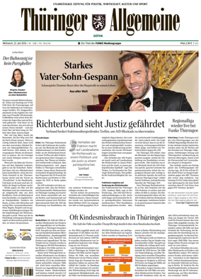 Cover of Thuringer Allgemeine (Gotha)