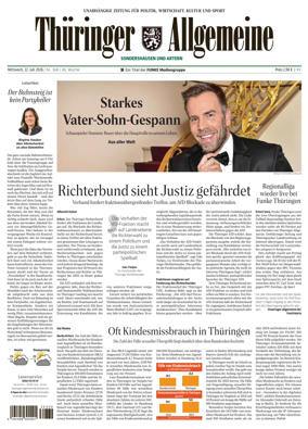 Cover of Thuringer Allgemeine (Sonderhausen und Artern)
