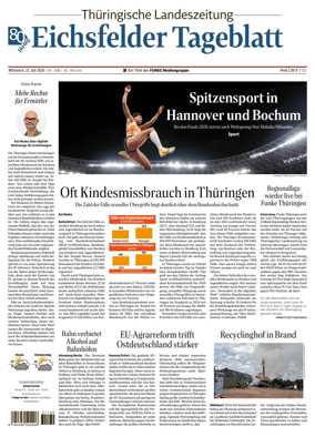 Cover of Thuringische Landeszeitung (Eichsfeld)