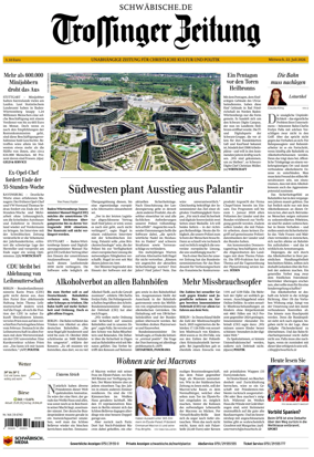 Cover of Trossinger Zeitung