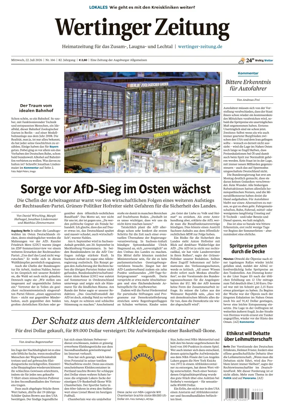 Cover of Wertinger Zeitung