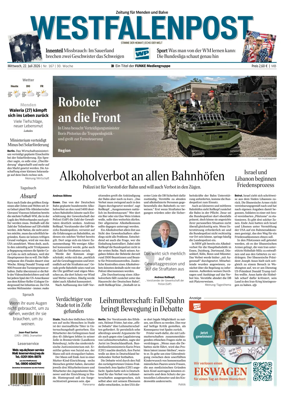 Cover of Westfalenpost (Menden)