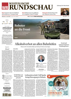 Cover of Westfalische Rundschau (Meschede)