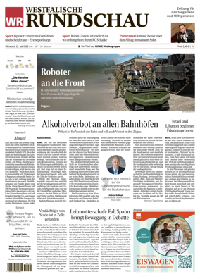 Cover of Westfalische Rundschau (Siegen)