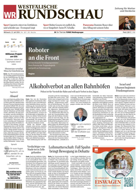 Cover of Westfalische Rundschau (Wetter)