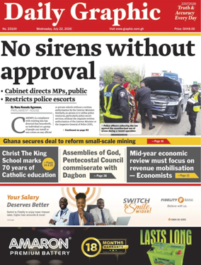 Cover of Daily Graphic