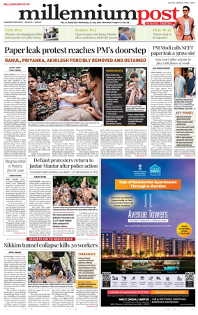 Cover of Millennium Post