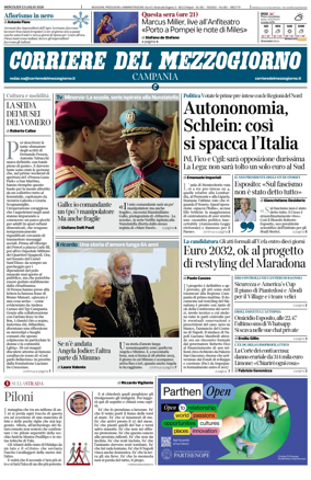 Cover of Corriere del Mezzogiorno (Campania)