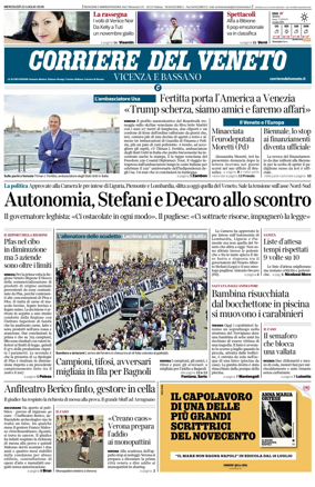 Cover of Corriere del Veneto (Vicenza e Bassano)