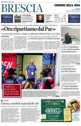 Cover of Corriere della Sera (Brescia)