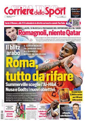 Cover of Corriere dello Sport (Roma)