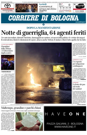 Cover of Corriere di Bologna