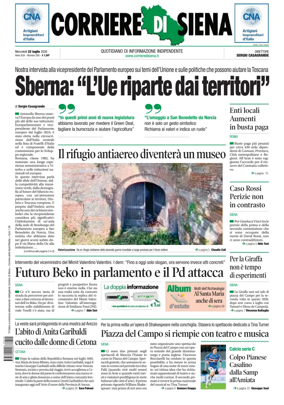 Cover of Corriere di Siena