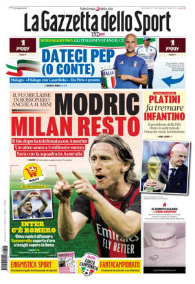 Cover of La Gazzetta dello Sport - Roma