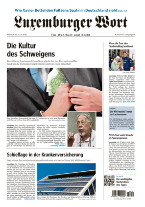 Cover of Luxemburger Wort