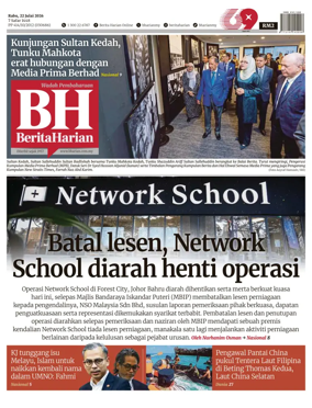 Cover of Berita Harian