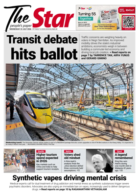 Cover of The Star Malaysia
