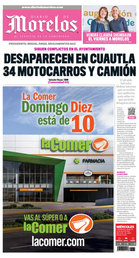 Cover of Diario de Morelos