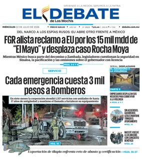 Cover of El Debate de Los Mochis