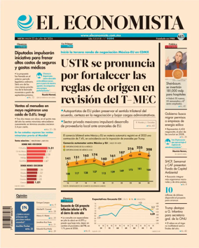 Cover of El Economista (Mexico)