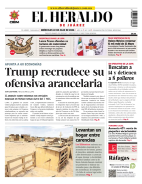 Cover of El Heraldo de Juarez