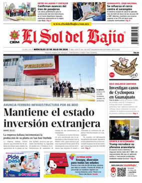 Cover of El Sol de Bajio