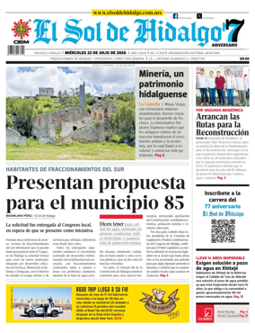 Cover of El Sol de Hidalgo