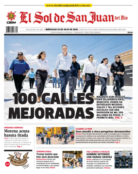 Cover of El Sol de San Juan del Rio