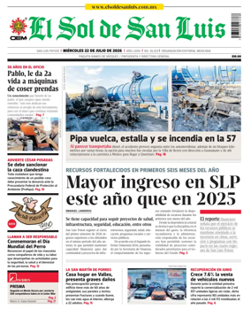 Cover of El Sol de San Luis Potosi