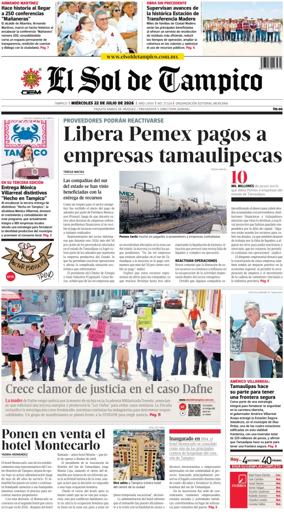 Cover of El Sol de Tampico