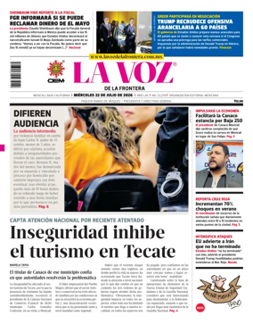 Cover of La Voz de la Frontera