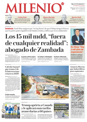 Cover of Milenio Monterrey
