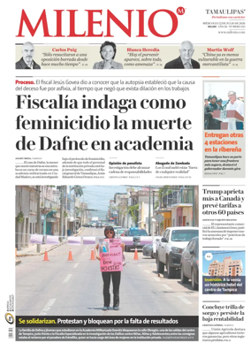 Cover of Milenio Tamaulipas